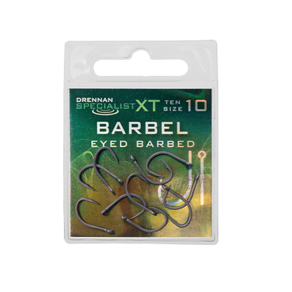 Drennan Specialist XT Barbel Strong Heavy Duty Barbel Fishing Hooks Barbed