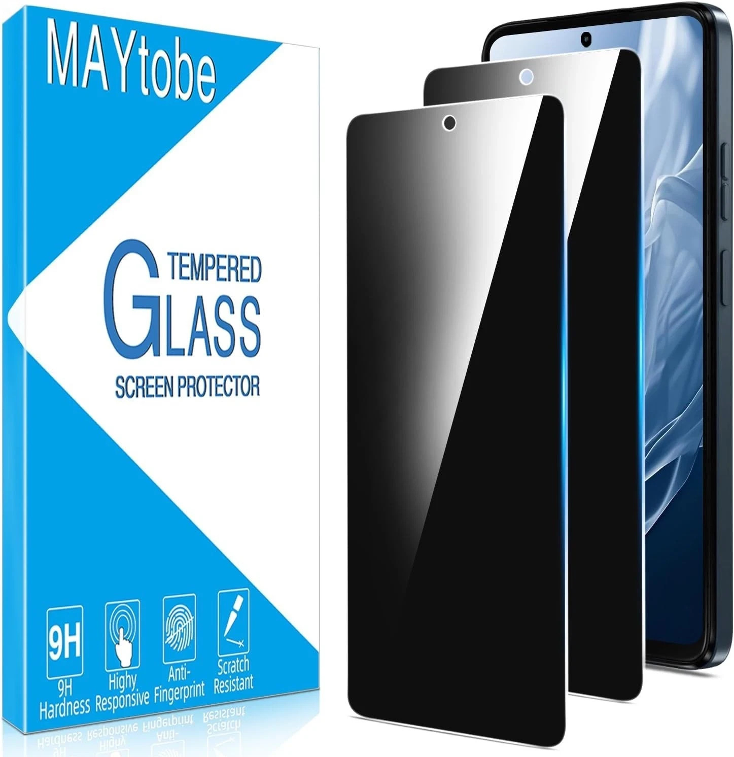 [2-Pack Privacy Screen Protector for Motorola Moto G 2026 / Moto G Play 2026 Tem