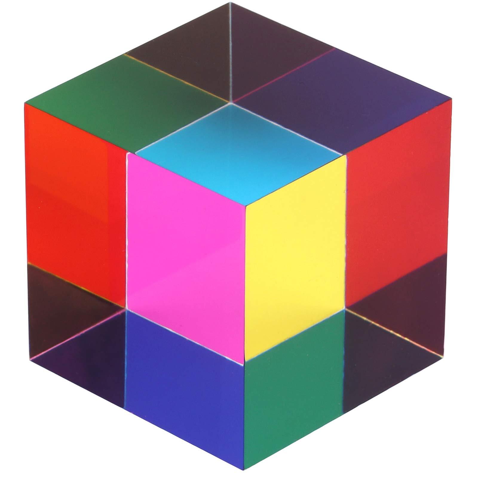 Educational and Decorative CMY Color Mixing Cube Perfect STEM Gift for Kids
