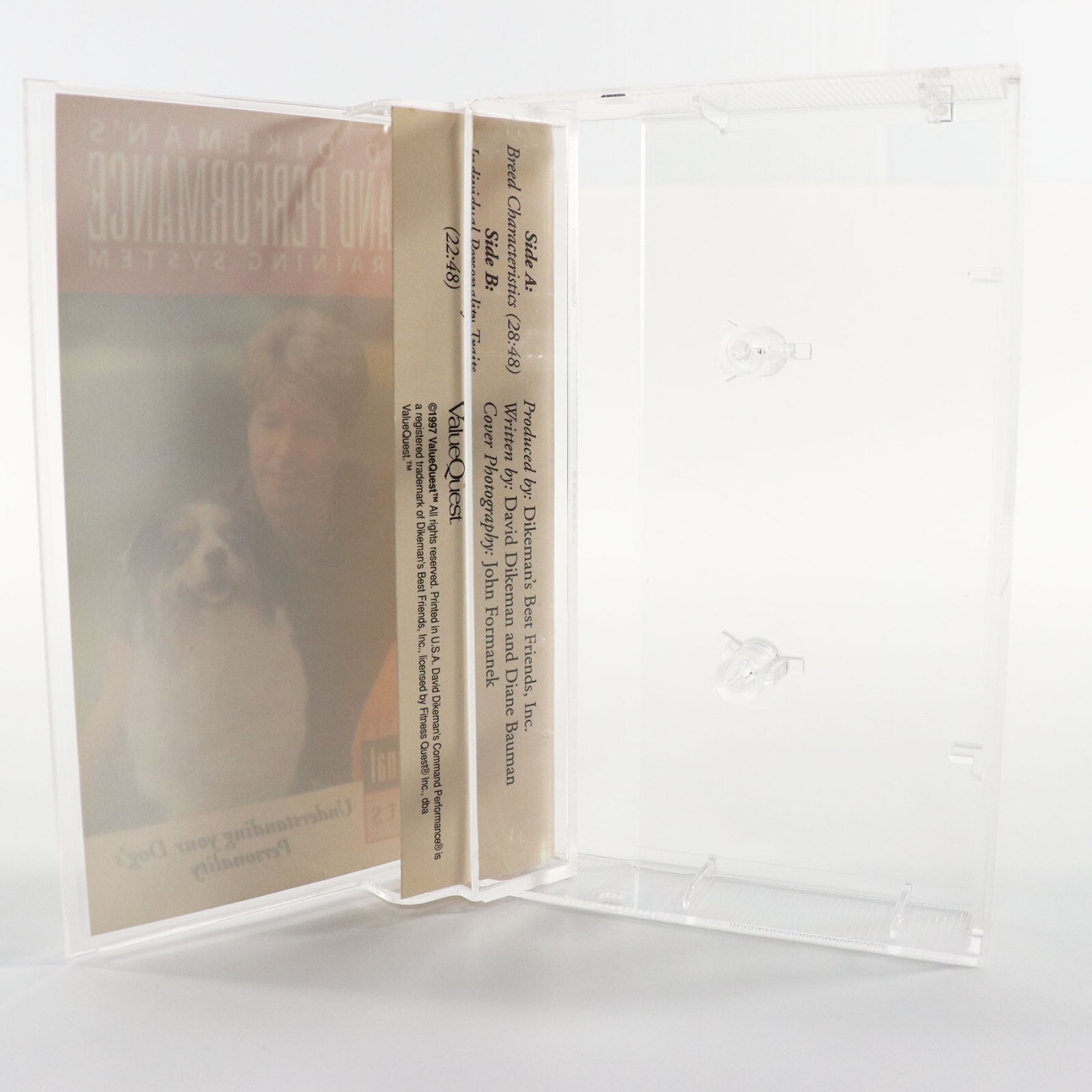 Command Performance: Understanding Your Dog's Personality Cassette David Dikeman