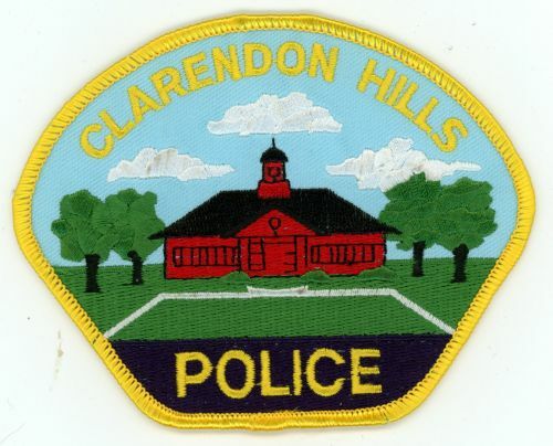ILLINOIS IL CLARENDON HILLS POLICE NICE SHOULDER PATCH SHERIFF