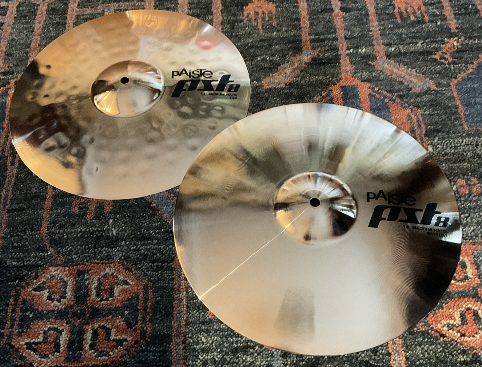 Paiste 14” PST 8 Reflector Medium Hi-hat Cymbals