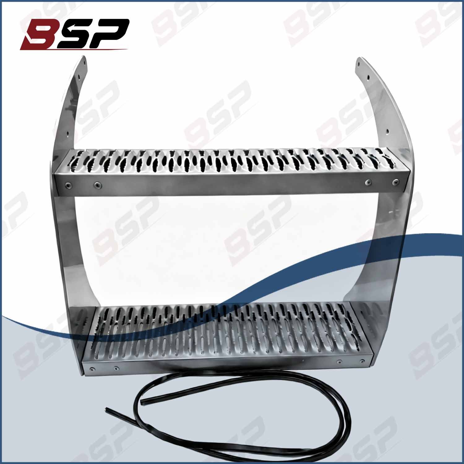 26 Inch Fuel Tank Step Fits Peterbilt 389 All Models Non-Slip Fuel Tank Stair