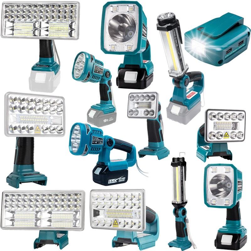 40W 35W 18W LED Work Light for Makita 18V LXT Li-ion Battery Outdoor Flashlight