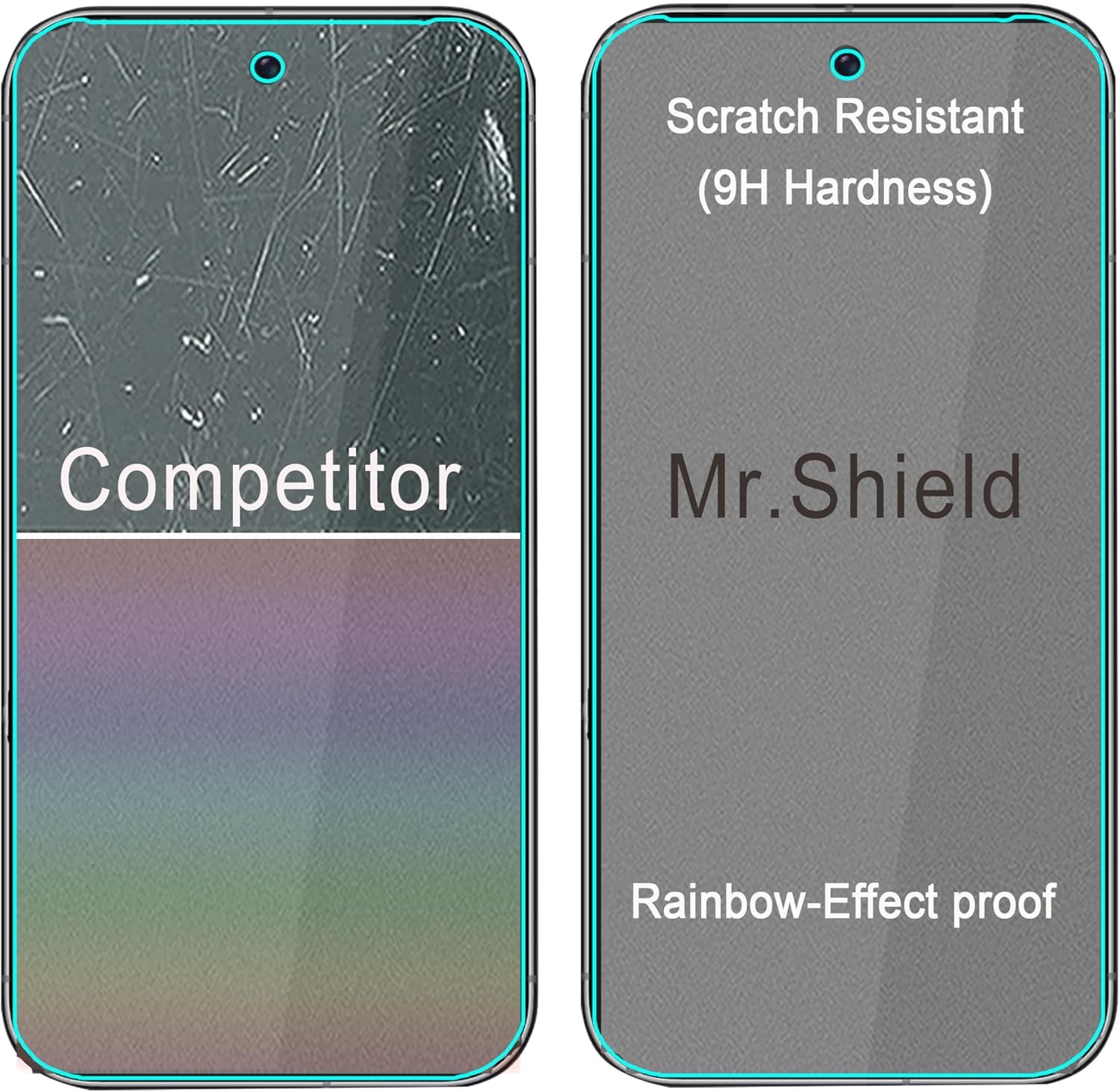 Mr.Shield Screen Protector compatible with Google Pixel 10 / 10 clear