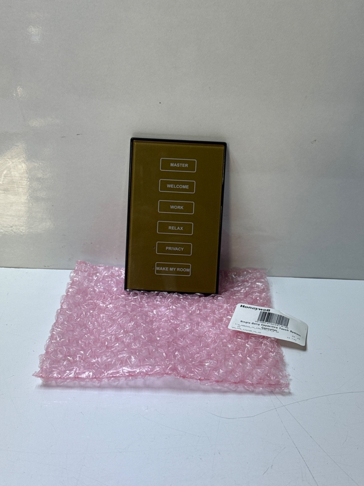 Honeywell 03-7060-STADGS1-R1BK Single Gang Capacitive Touch System Controller