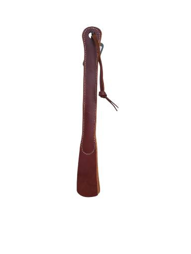 Berlin Custom Leather Whip Dogging Bat with Fiberglass Rod Center E6987
