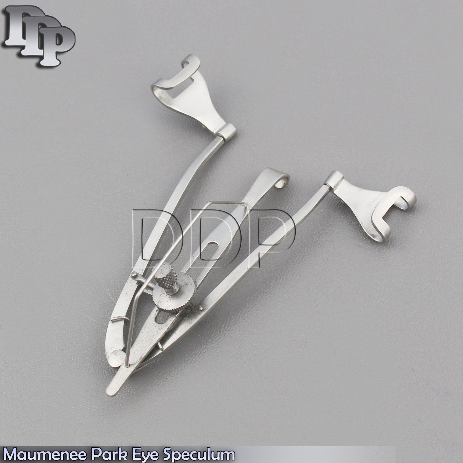 O.R GRADE GUYTON PARK EYE SPECULUM 14MM FENESTRATED BLADES W/ SUTURE POSTS