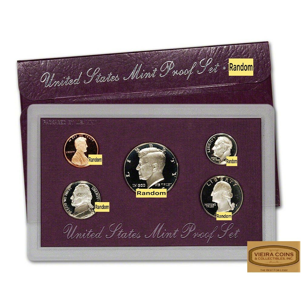 1989 U.S Proof Set with Original Purple Box  - #C89NQ