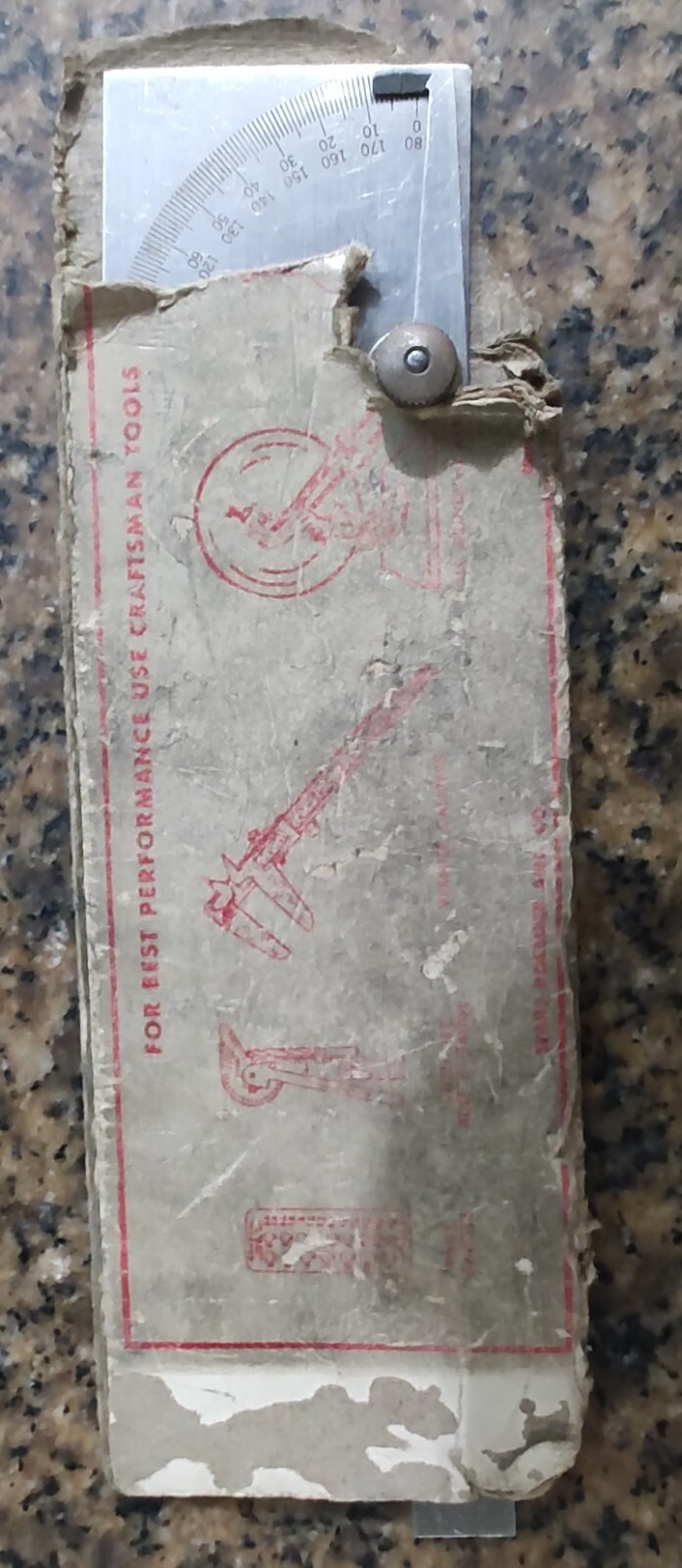 🗽CRAFTSMAN NO 4029 PROTRACTOR
