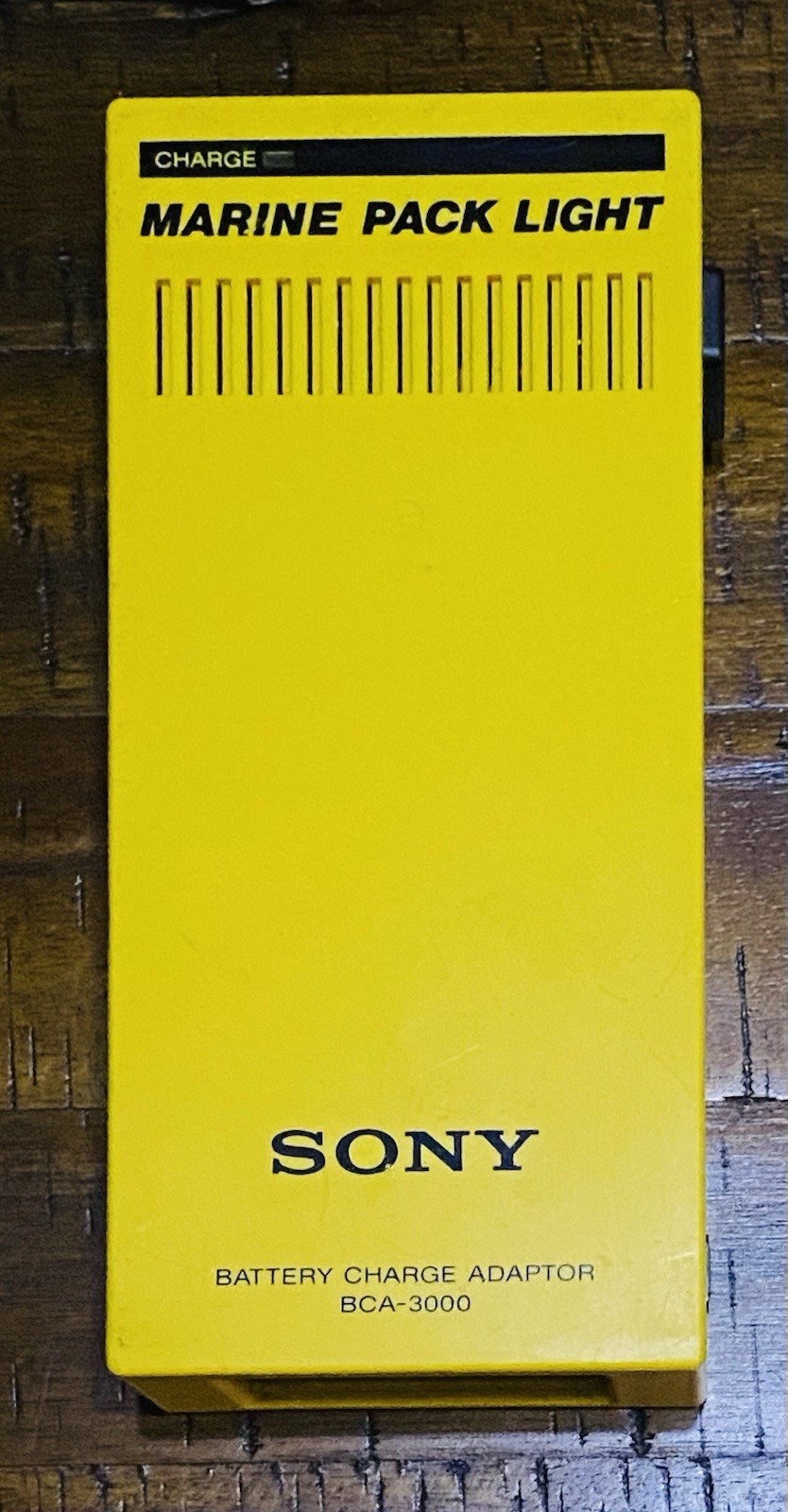 Sony Battery Charger Adapter BCA-3000 AC Marine Pack Light Yellow Authentic