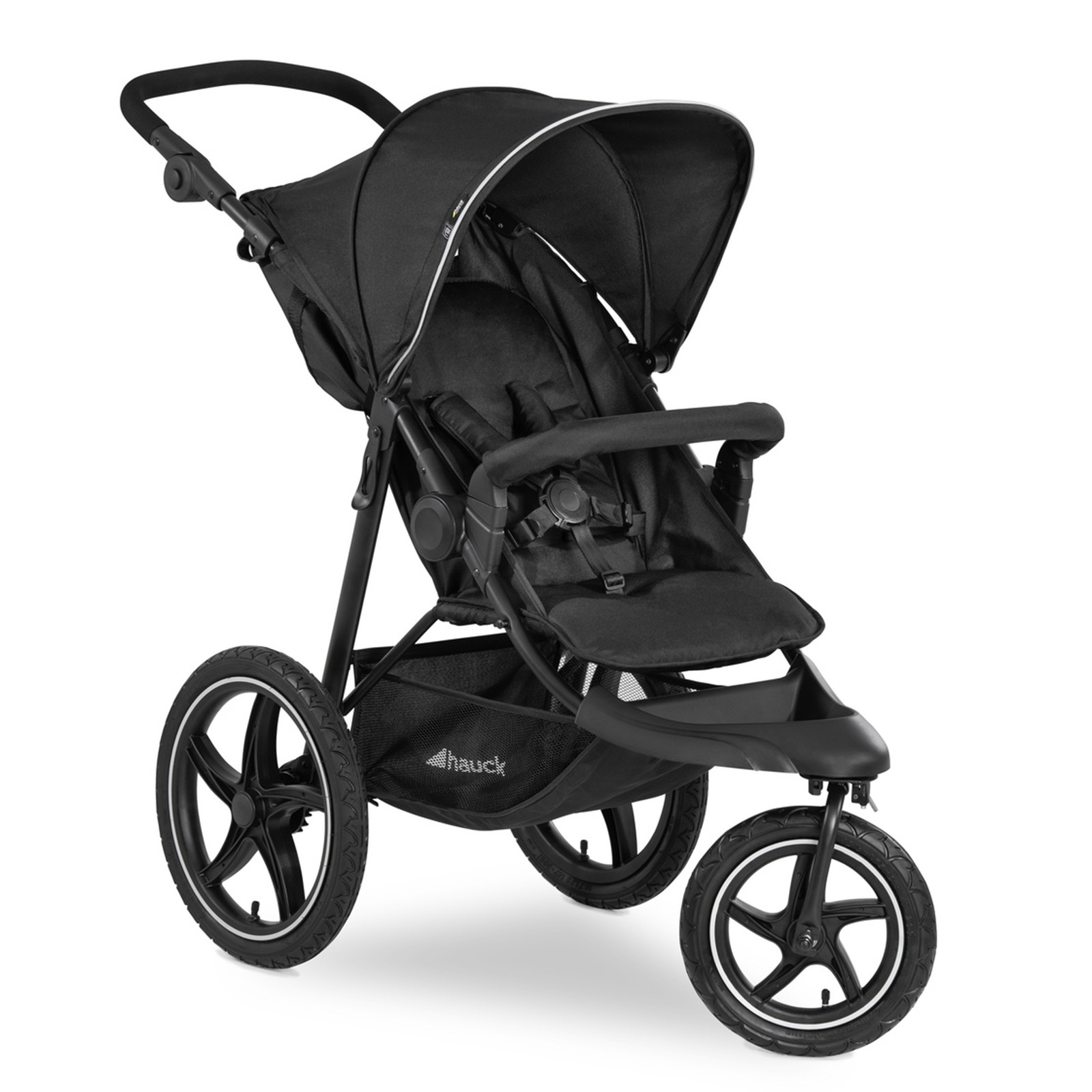 hauck 3-Wheel All Terrain Stroller with Raincover - From Birth up to 48.5lbs