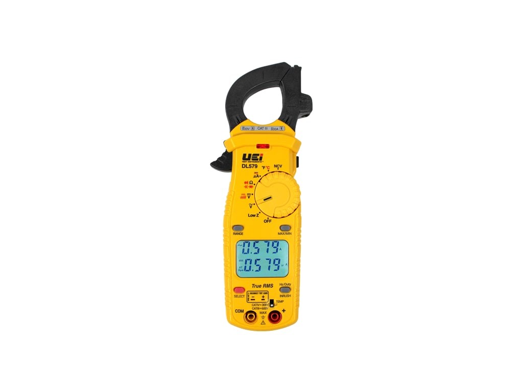 UEi DL579 - 600A Dual Display TRMS-Clamp w/ Temp/Capacitance