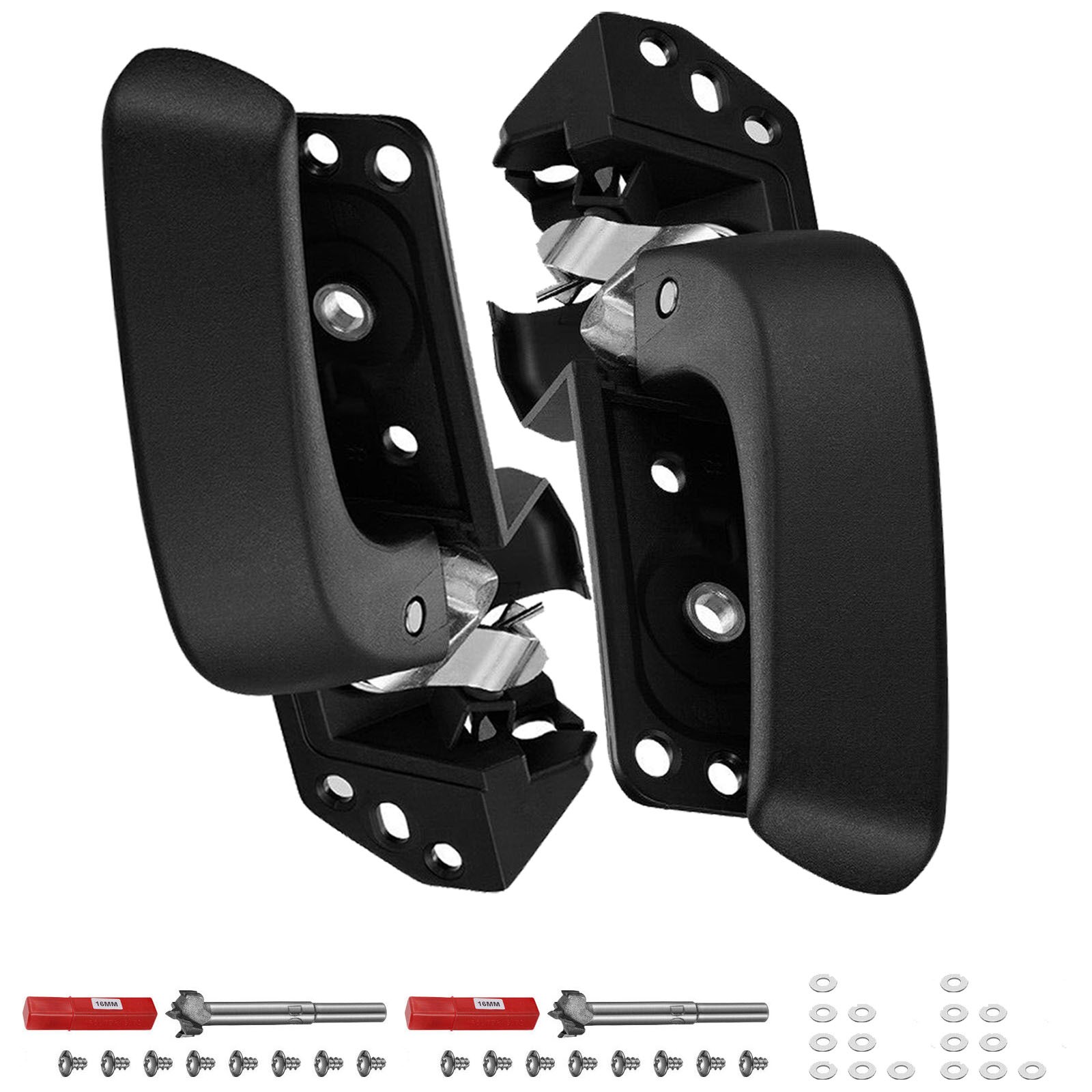 Left & Right Inside Door Handle For 2007-2013 Chevy Silverado GMC Sierra 1500