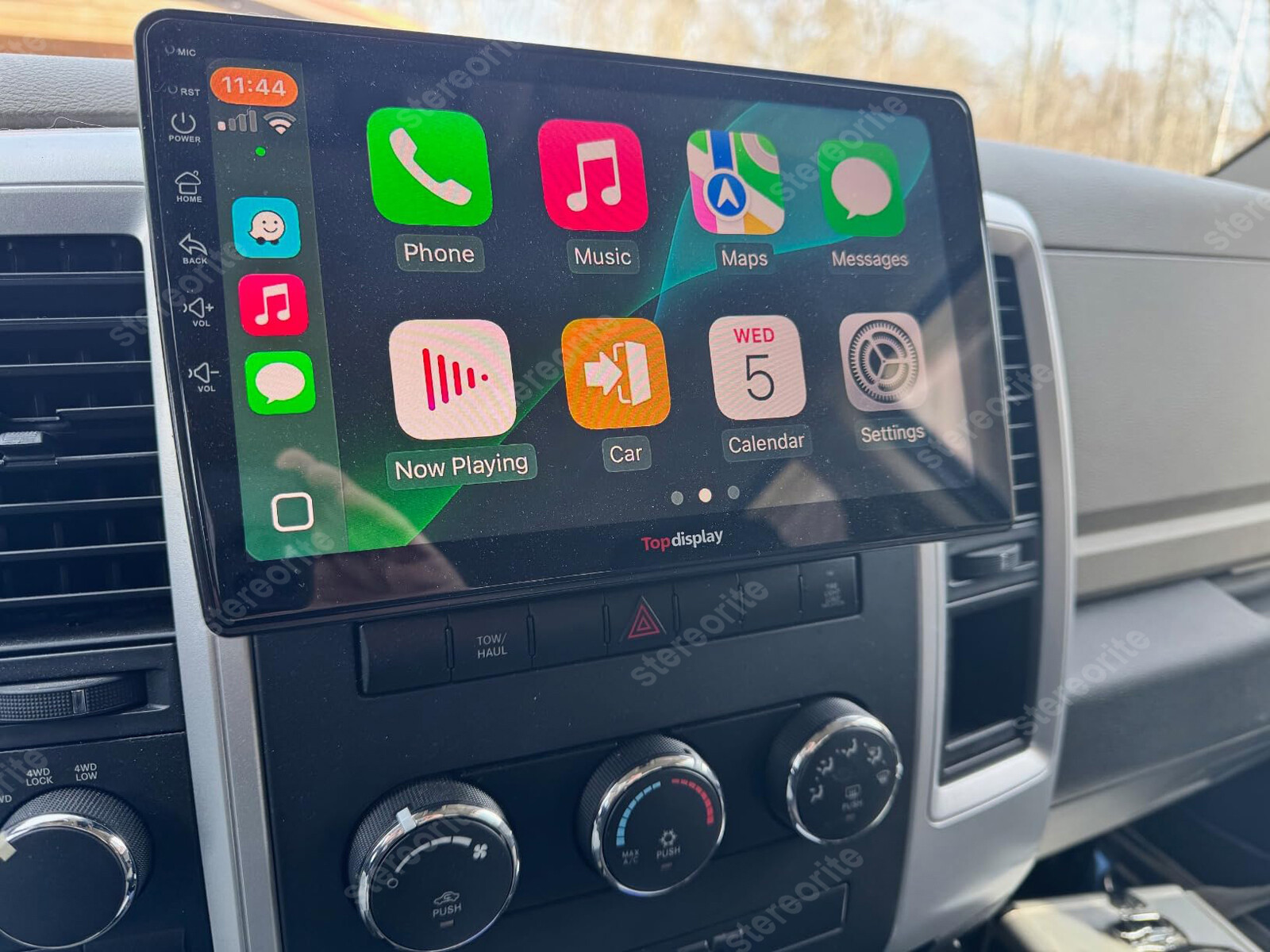 For 2009-2012 Dodge RAM 1500 2500 3500 Android Apple CarPlay Radio Head Unit GPS
