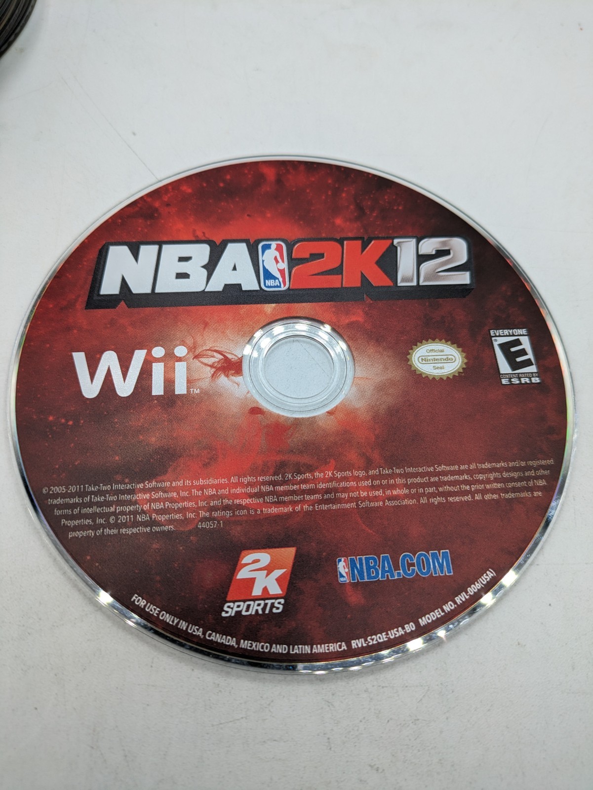 NBA 2K12 (Nintendo Wii) - DISC ONLY - Tested And Works