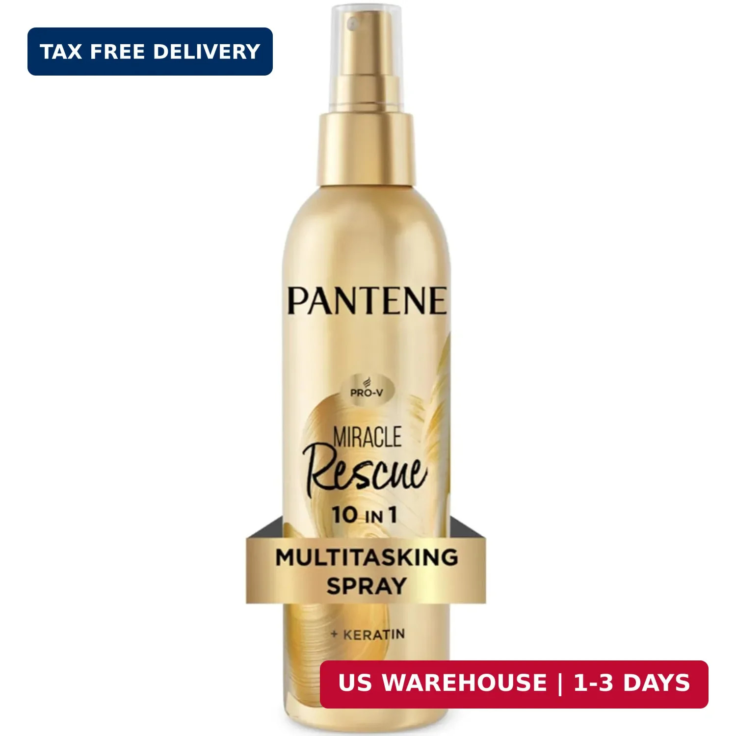 Pantene Miracle Rescue 10in1 Multitasking Spray - Heat Protection, Detangles, Re