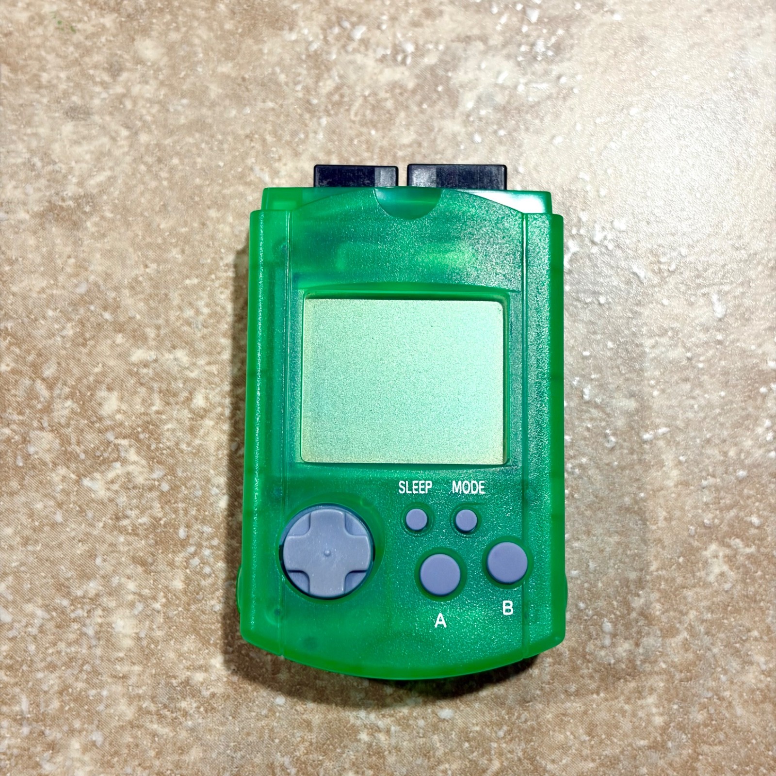 Sega Dreamcast Transparent Green VMU Memory Card Clone Retro 3rd Party Tested