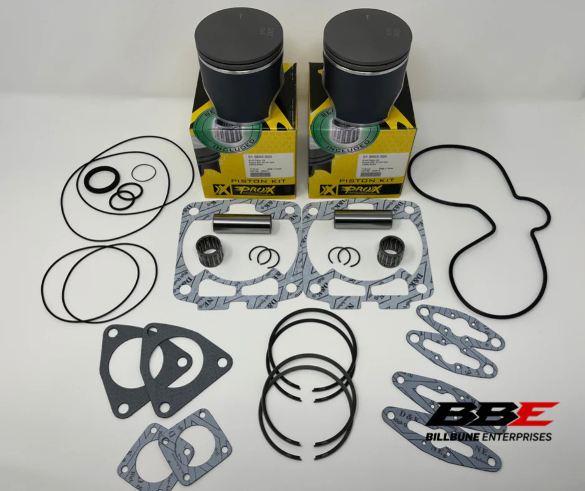 '00-'13 Polaris 600 Carb. Top End Kit, Standard 77.25mm Bore Piston Kits, Gasket