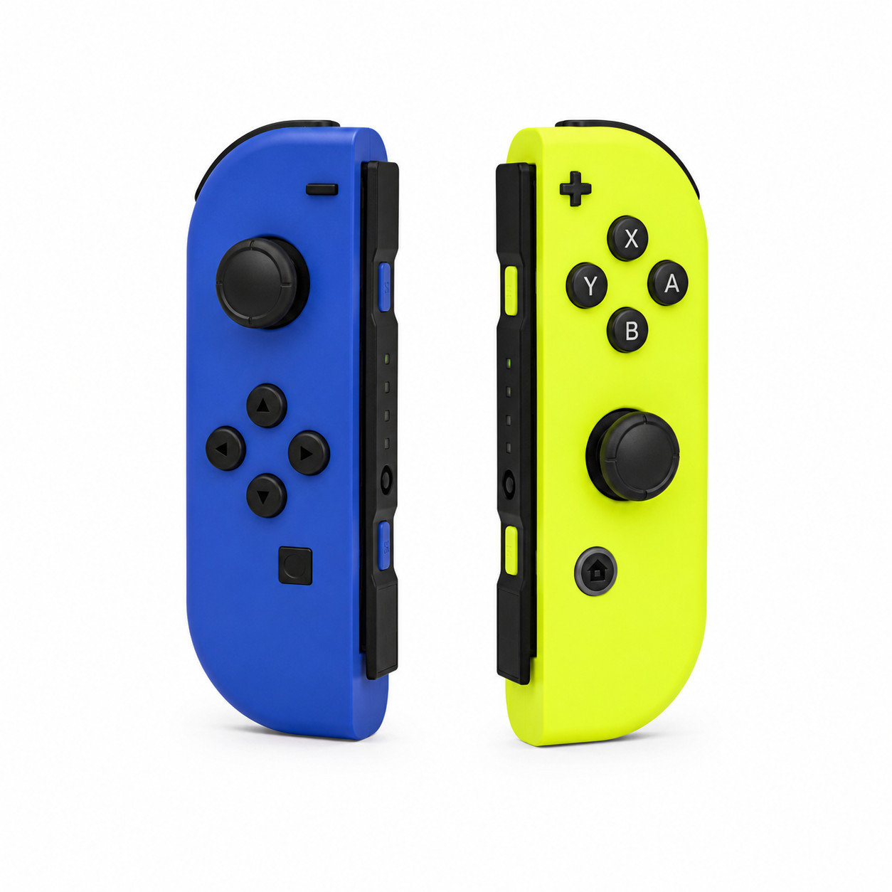 Wireless Joy Con Controllers Compatible with Nintendo Switch Blue & Neon Yellow