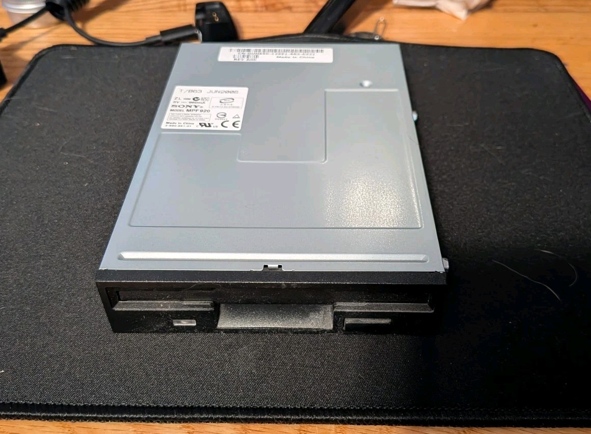 Sony MPF920 Floppy Disk Drive vintage