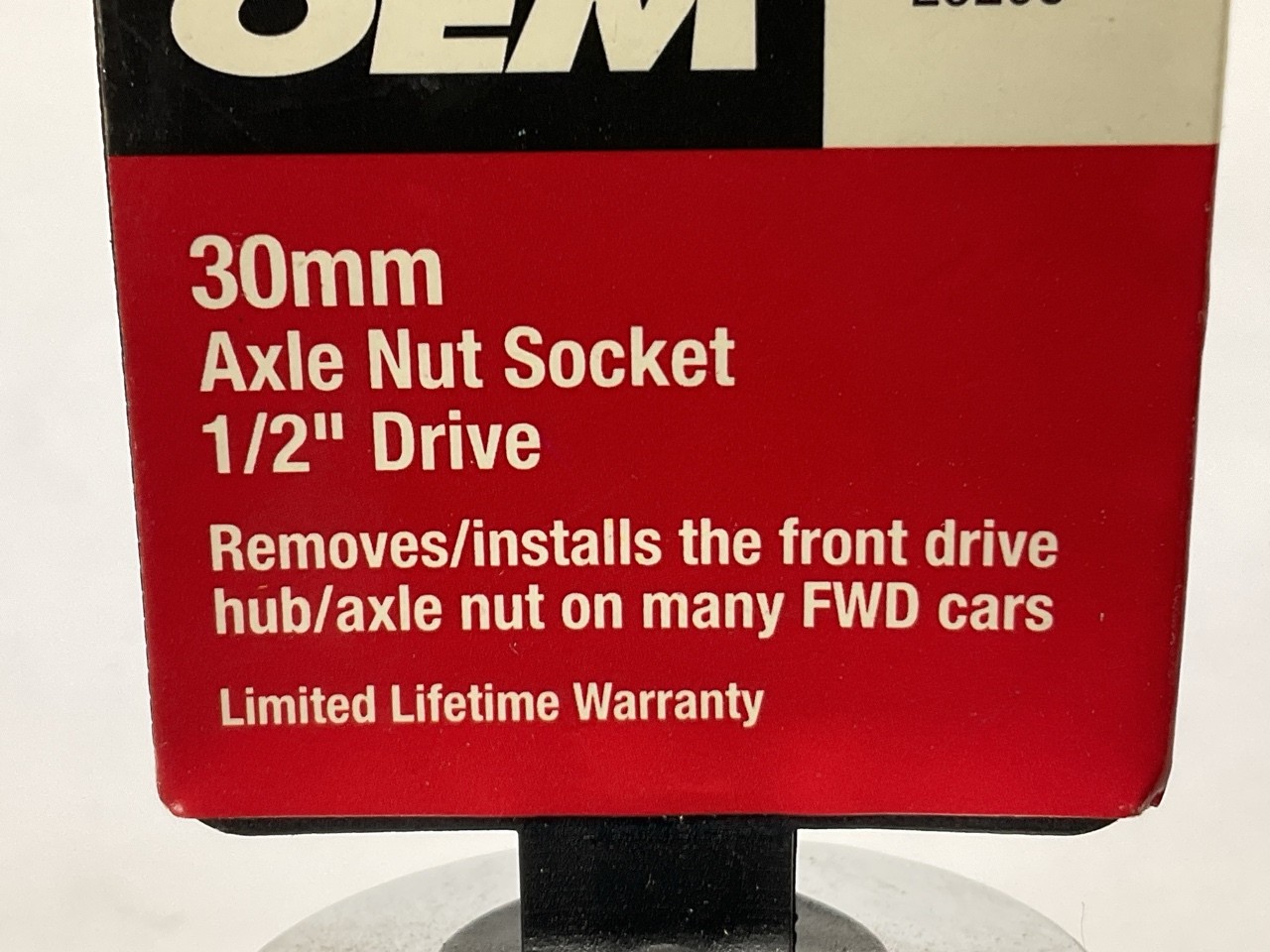 OEM Tools 25203 30mm Axle Nut Socket, 1/2 Inch Drive