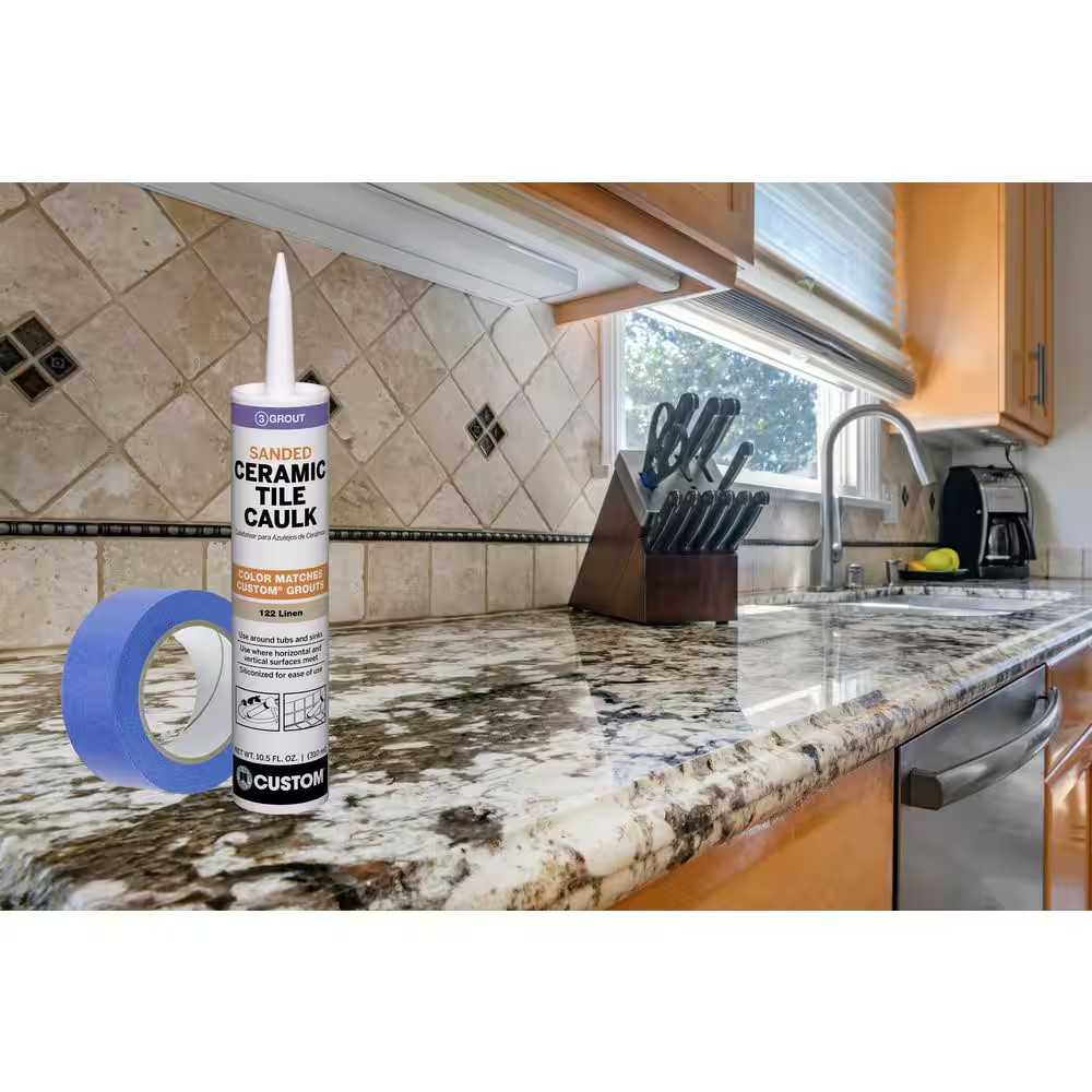 Polyblend #381 Bright White 10.5 Oz. Sanded Ceramic Tile Caulk