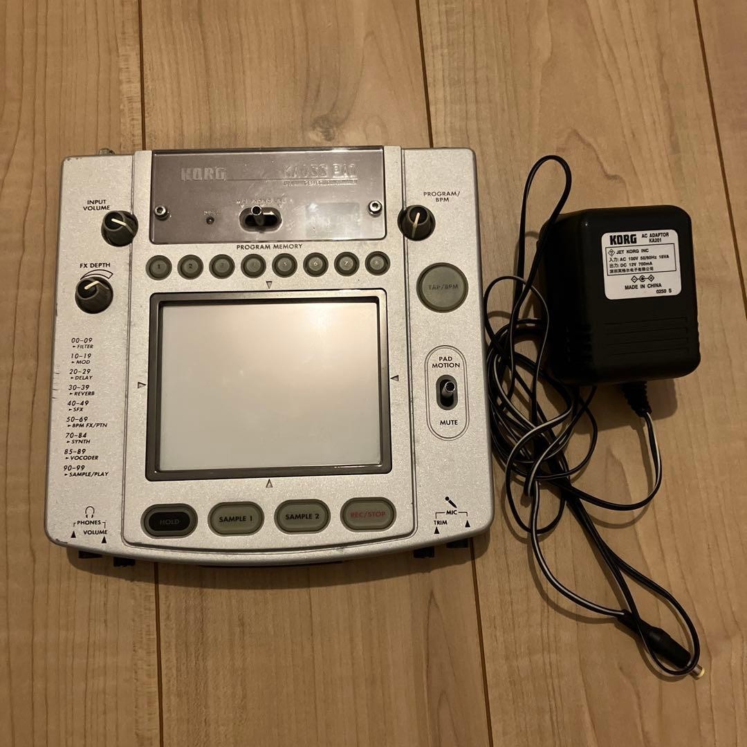 Korg KP2 KP-2 Kaoss Pad Dynamic Effects Controller Sampler w/ Adapter JUNK O66