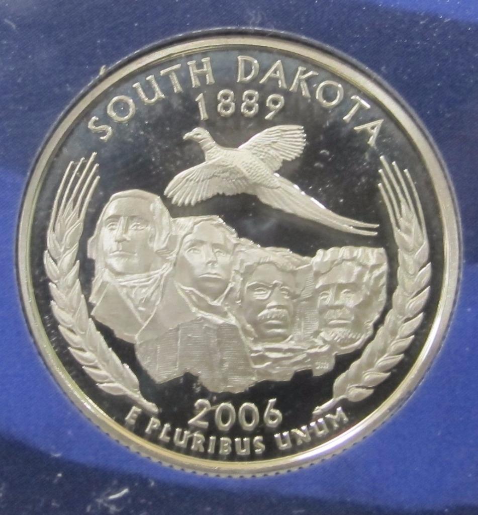 2006 Quarter Proof Set * 5 Quarters * Proof * With Box and COA *