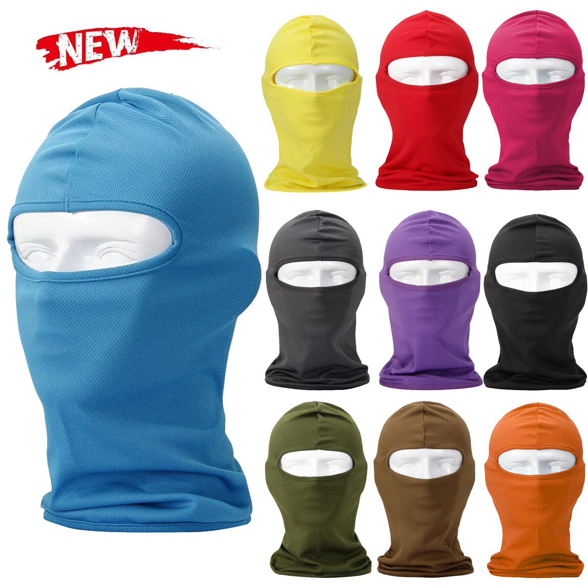 Full Face Mask UV Sun Protection Balaclava Windproof Ski Tactical Face Shield US