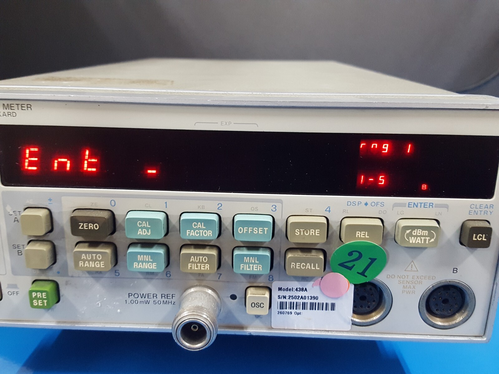 HP 438A: Power Meter (1390)