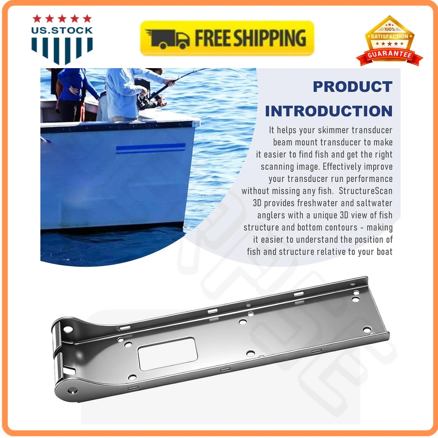 Transom Transducer Mount Bracket for StructureScan 3D HD and TotalScan
