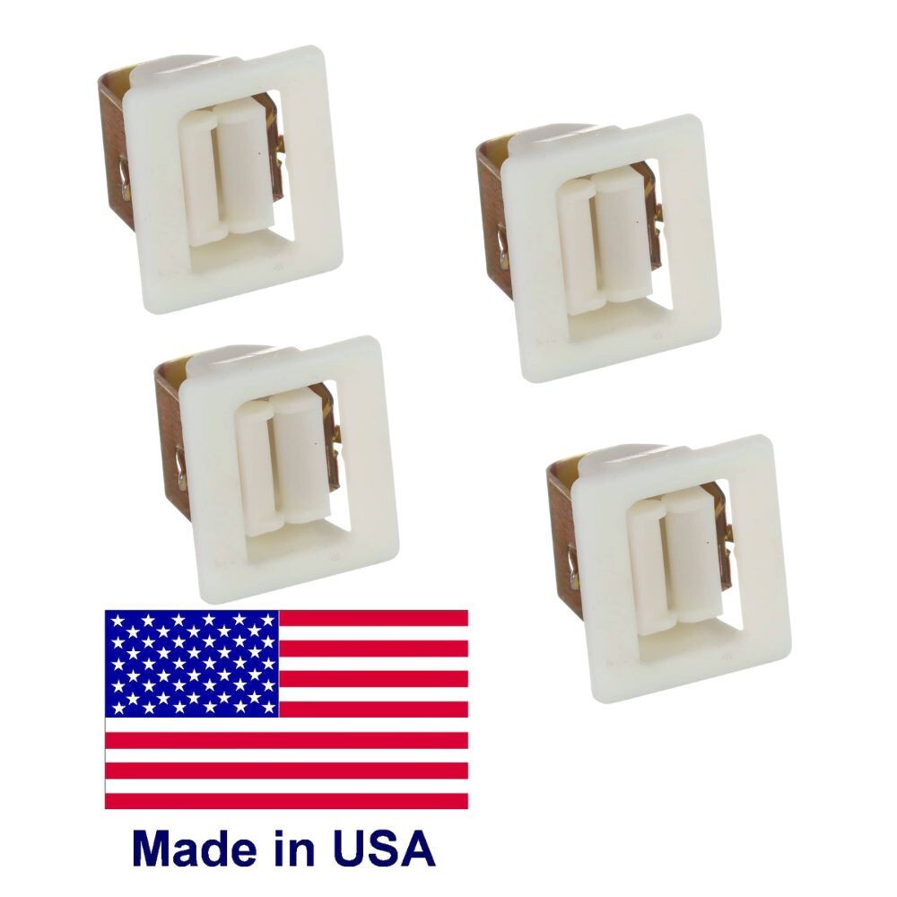 (4 Pack) EXP571 Dryer Door Catch Replaces WE01X25316,  AP6037347, PS11766999