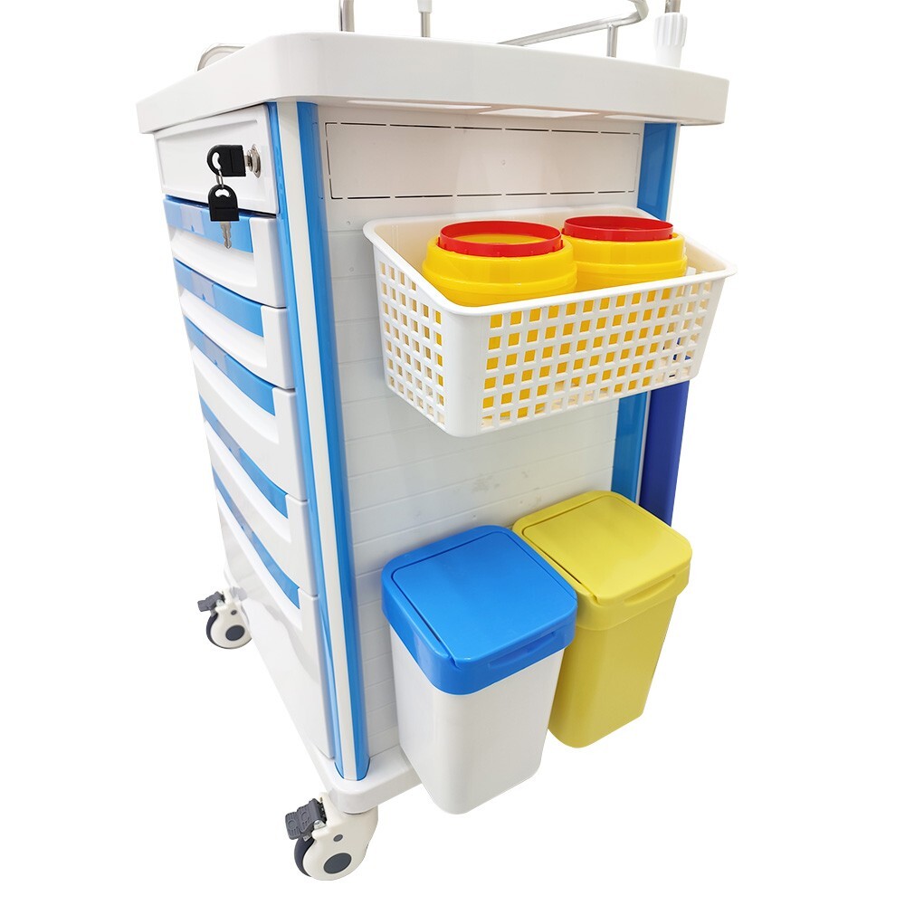 Nursing Delivery Drug Change Anesthesia Infusion Beauty Car with Drawer Infusion