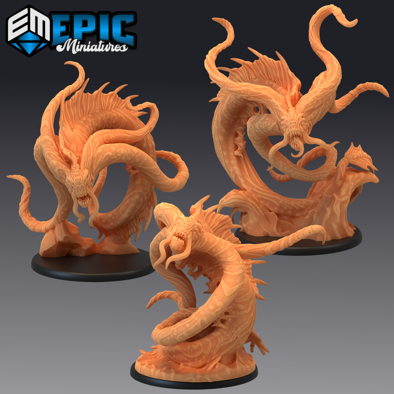 Swamp Aboleth, Dungeons and Dragons Miniature, D&D, Epic Miniatures, Swamp Beast