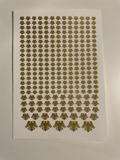 A6 - Golden Hawks Transfer Sheet
