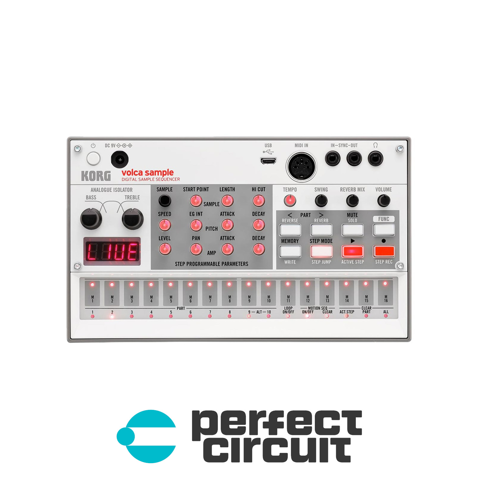 Korg Volca Sample 2 Compact Sequencer SAMPLER - NEW - PERFECT CIRCUIT
