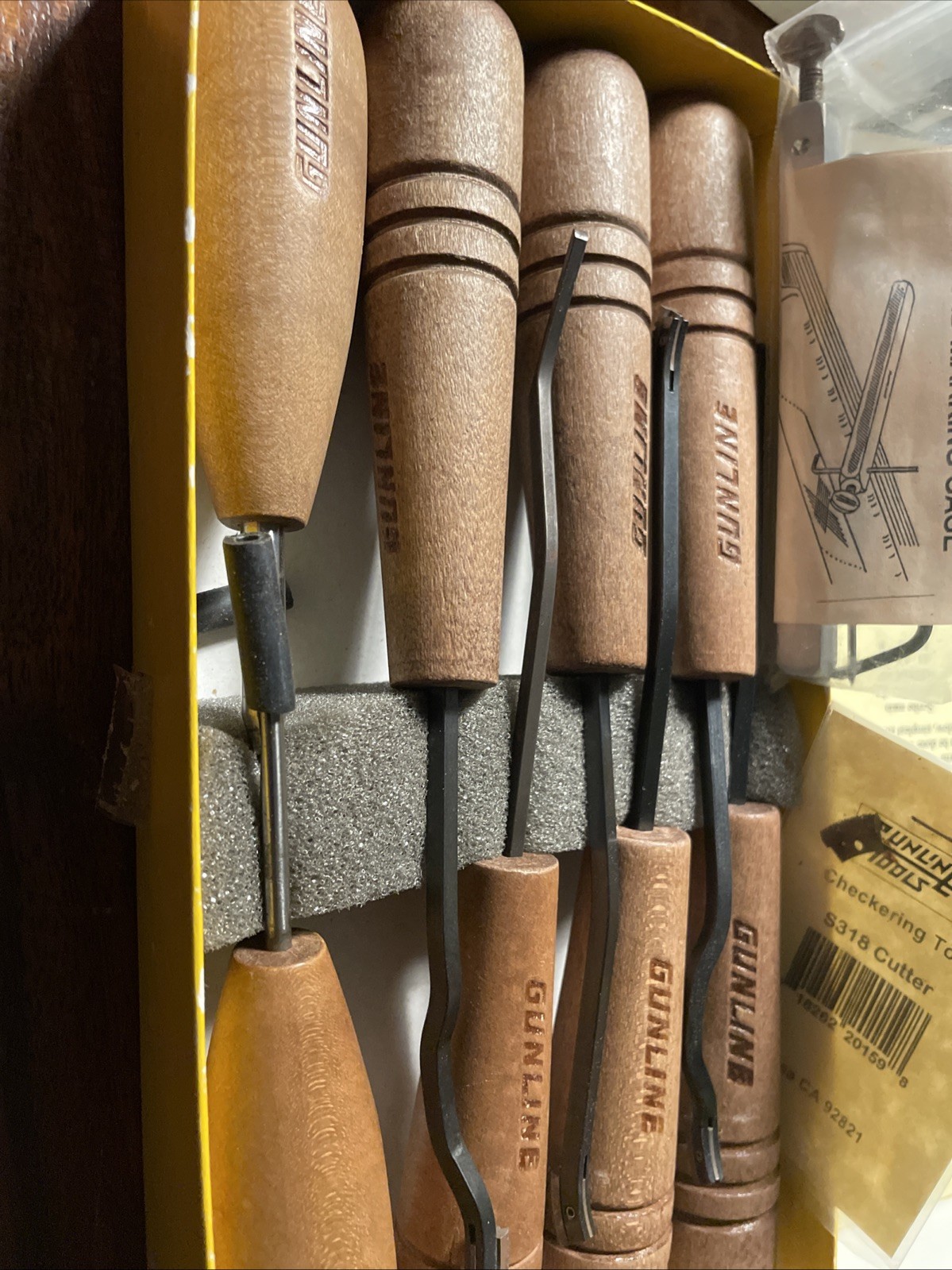 gunline checkering tools
