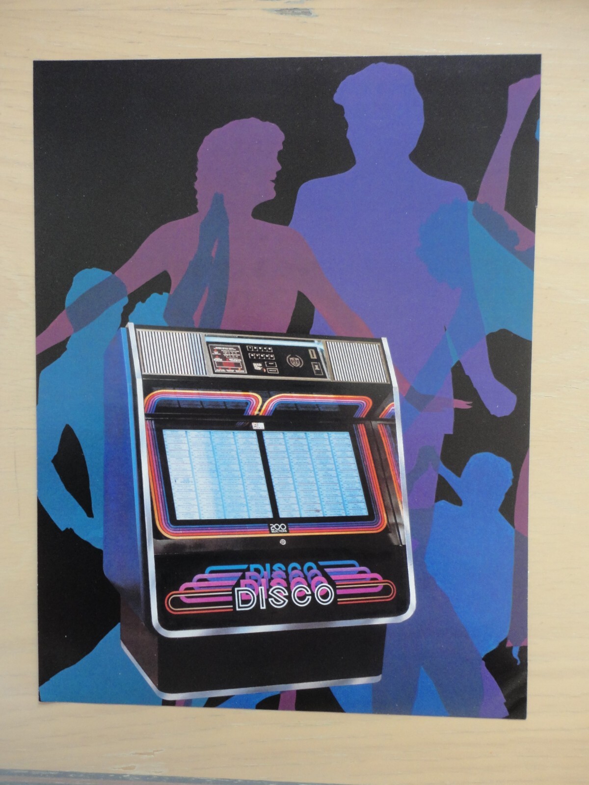 Disco Jukebox Flyer Original Magazine Pull Out Advertisement