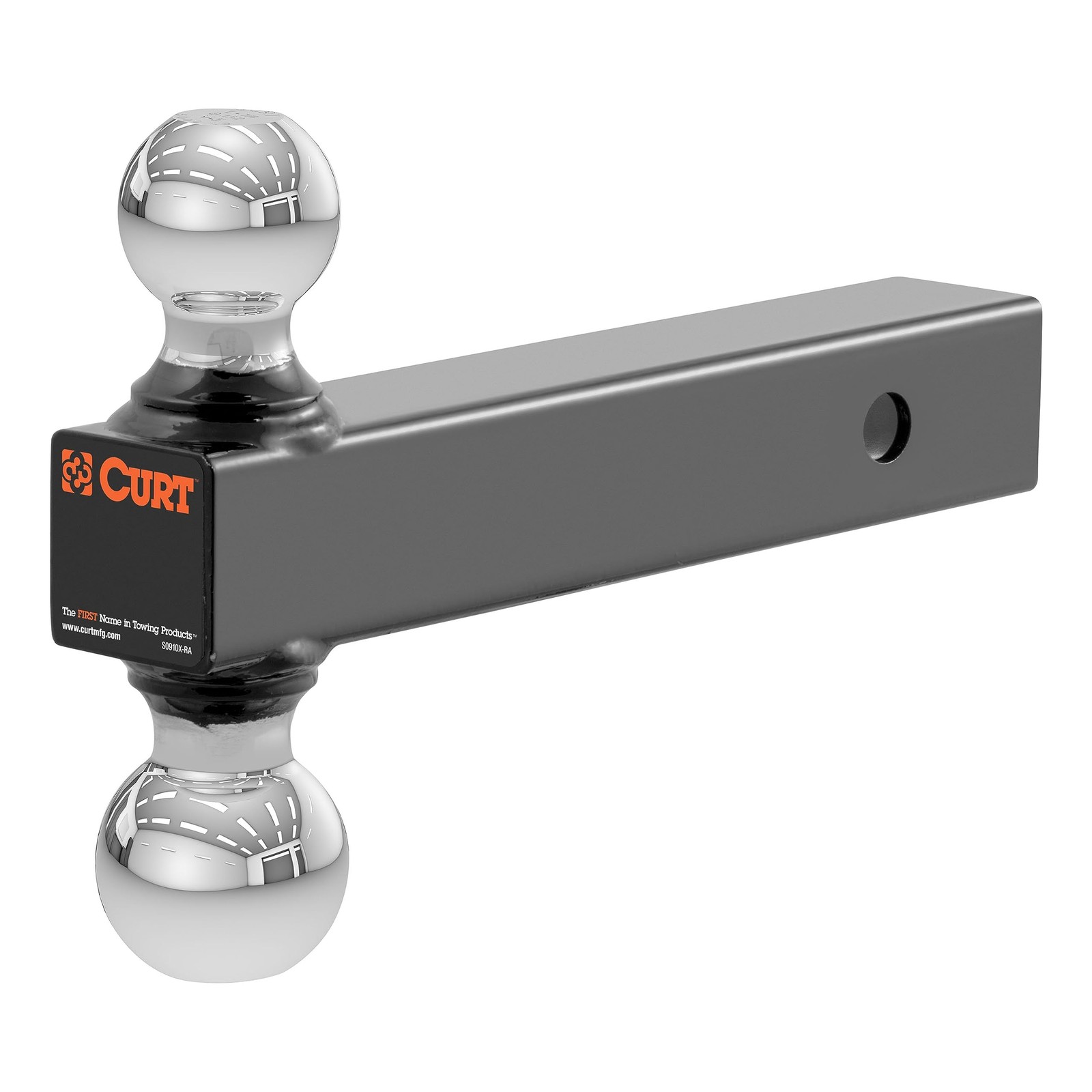 CURT 45002 Multi Ball Mount fits 2 or 2-5/16 Couplers Mounts on Trailer Hitches