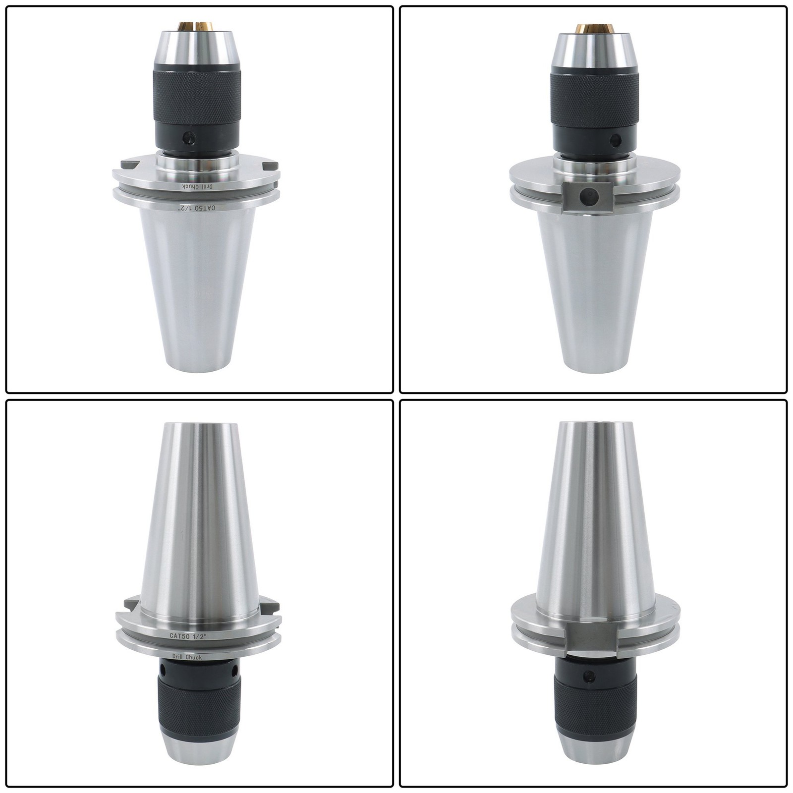 1/2 CAT50 Keyless Drill Chuck Precision Ball Bearing Integral Design