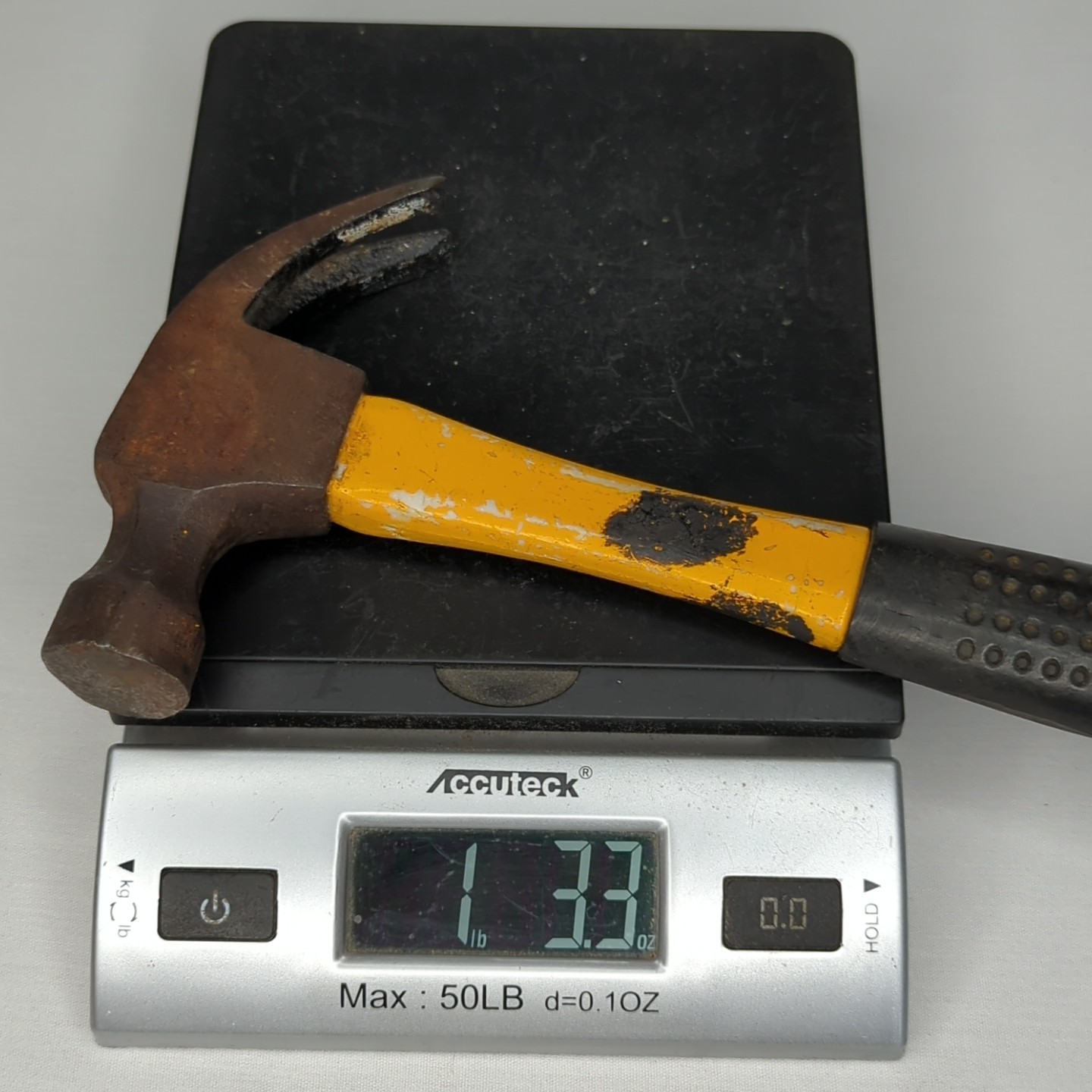 Vintage Hooked Claw Hammer with Wood Handle