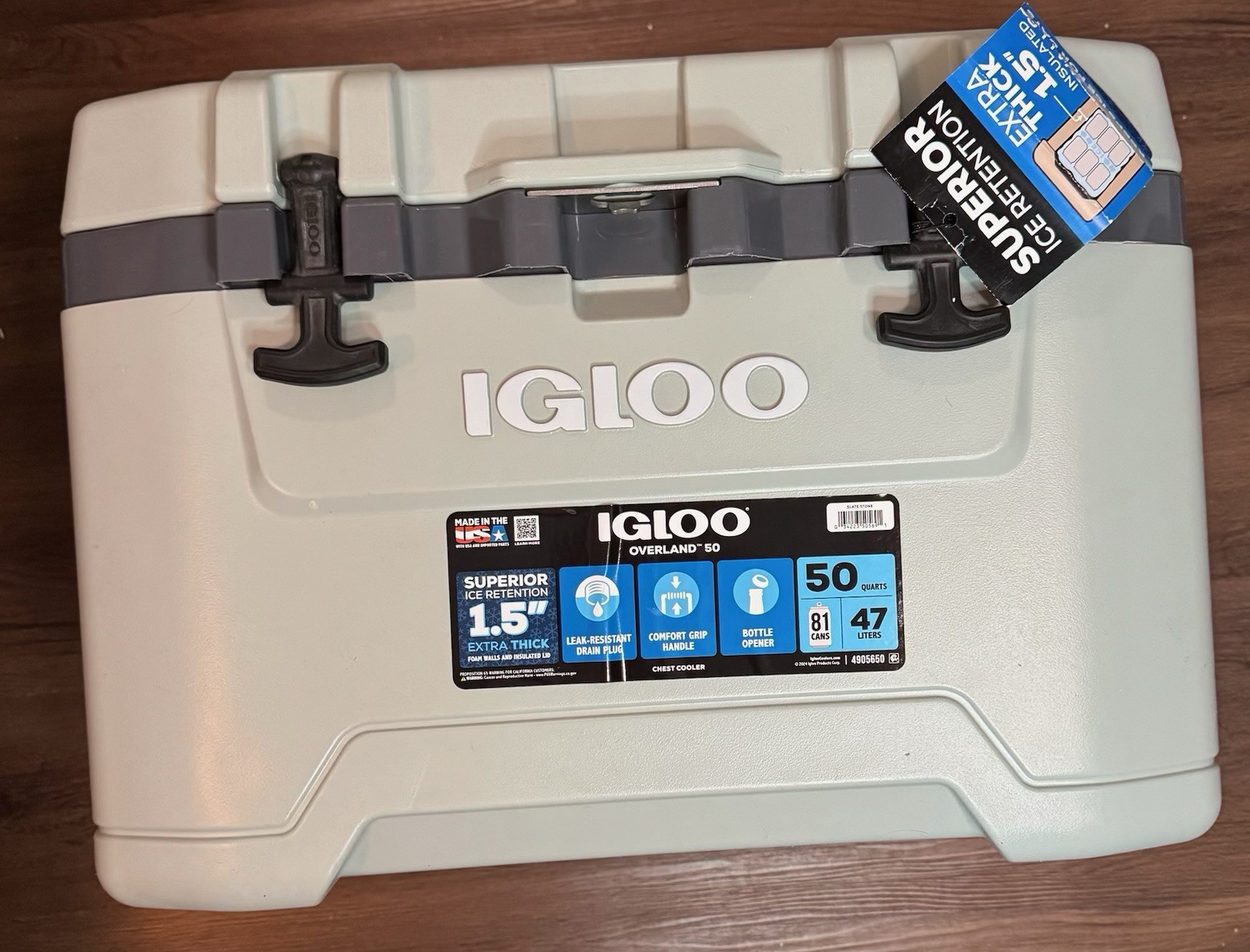 igloo overland 50qt ice chest cooler.