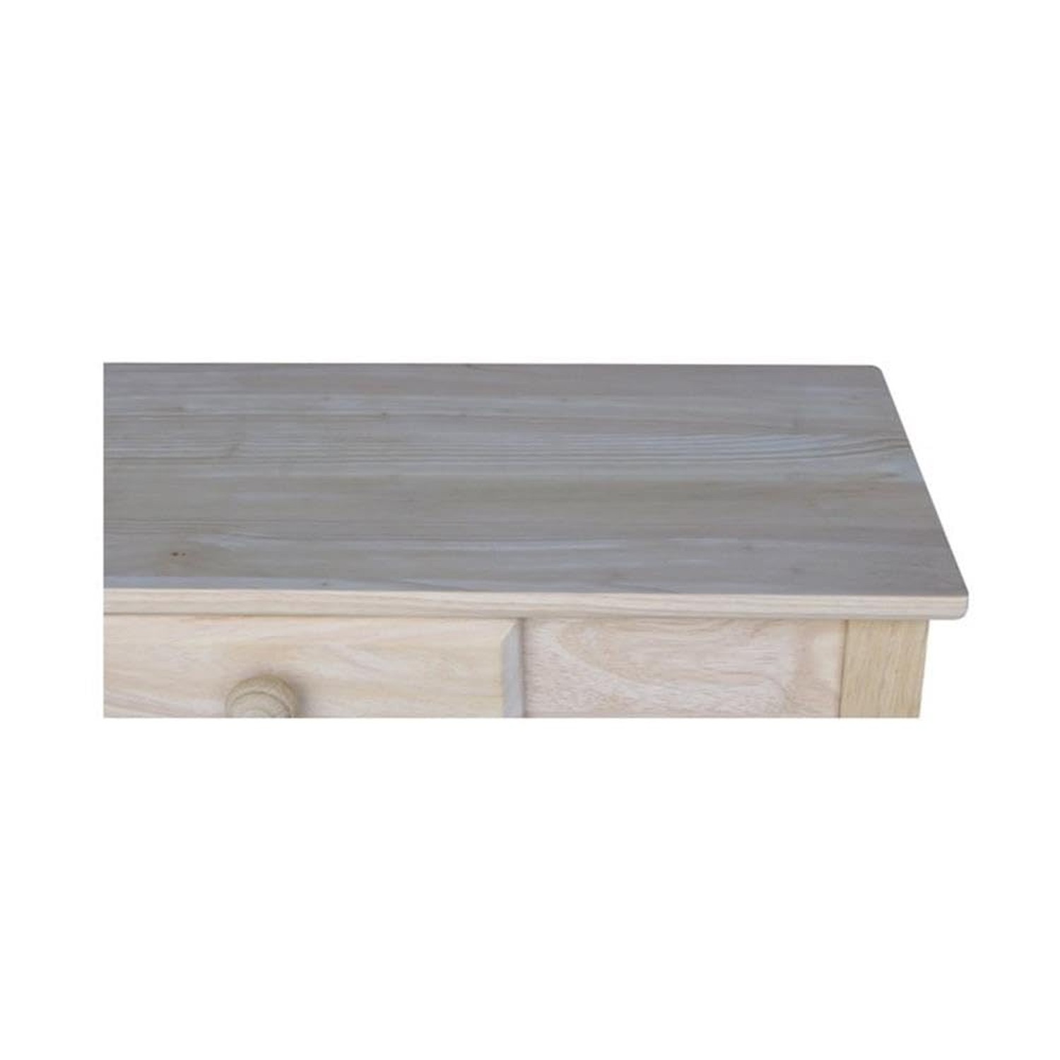 IC International Concepts, Rectangular Hall Table W/Drawer , Solid Real Wood,...