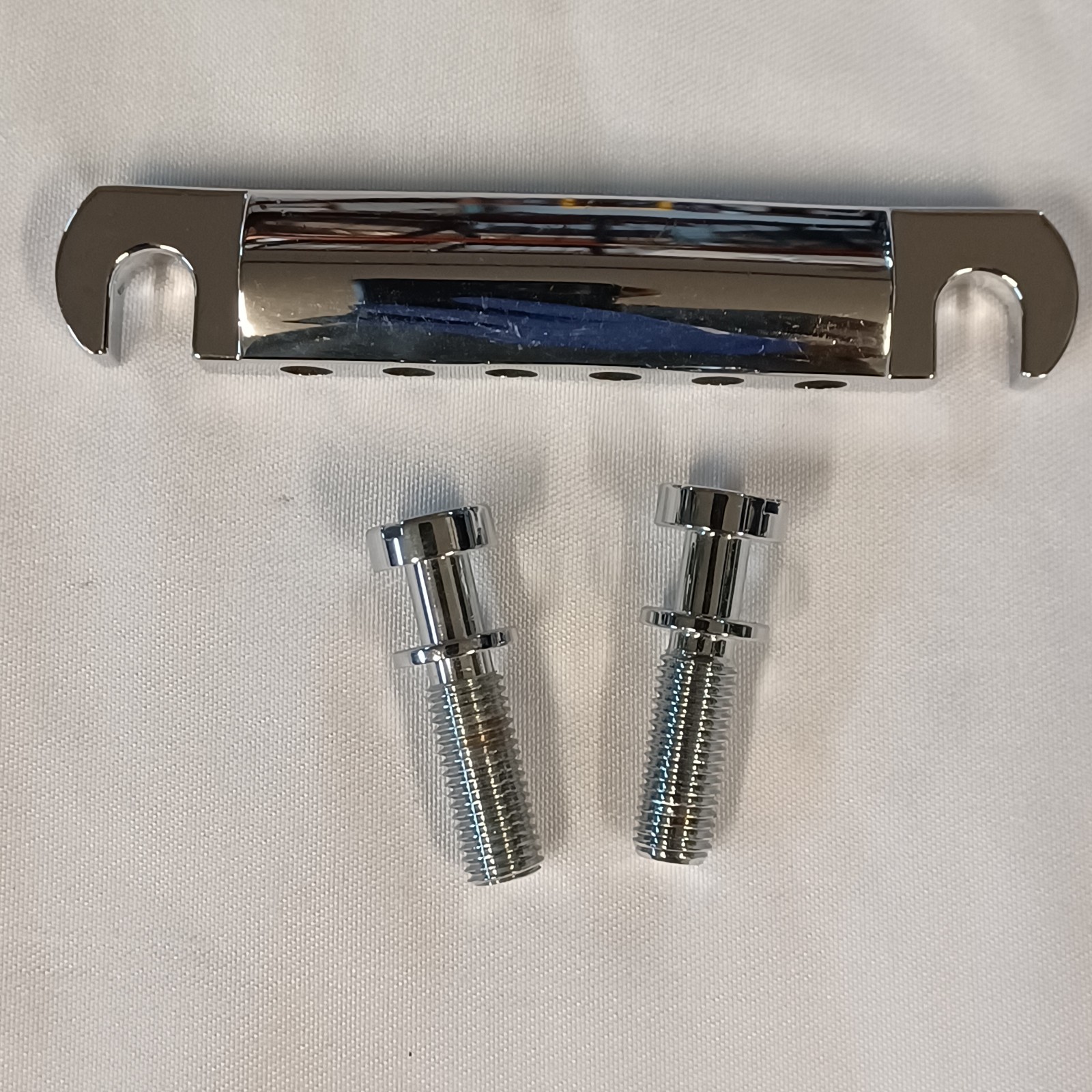 Gibson Chrome Tailpiece 6-string Cleaned w/Studs HW88