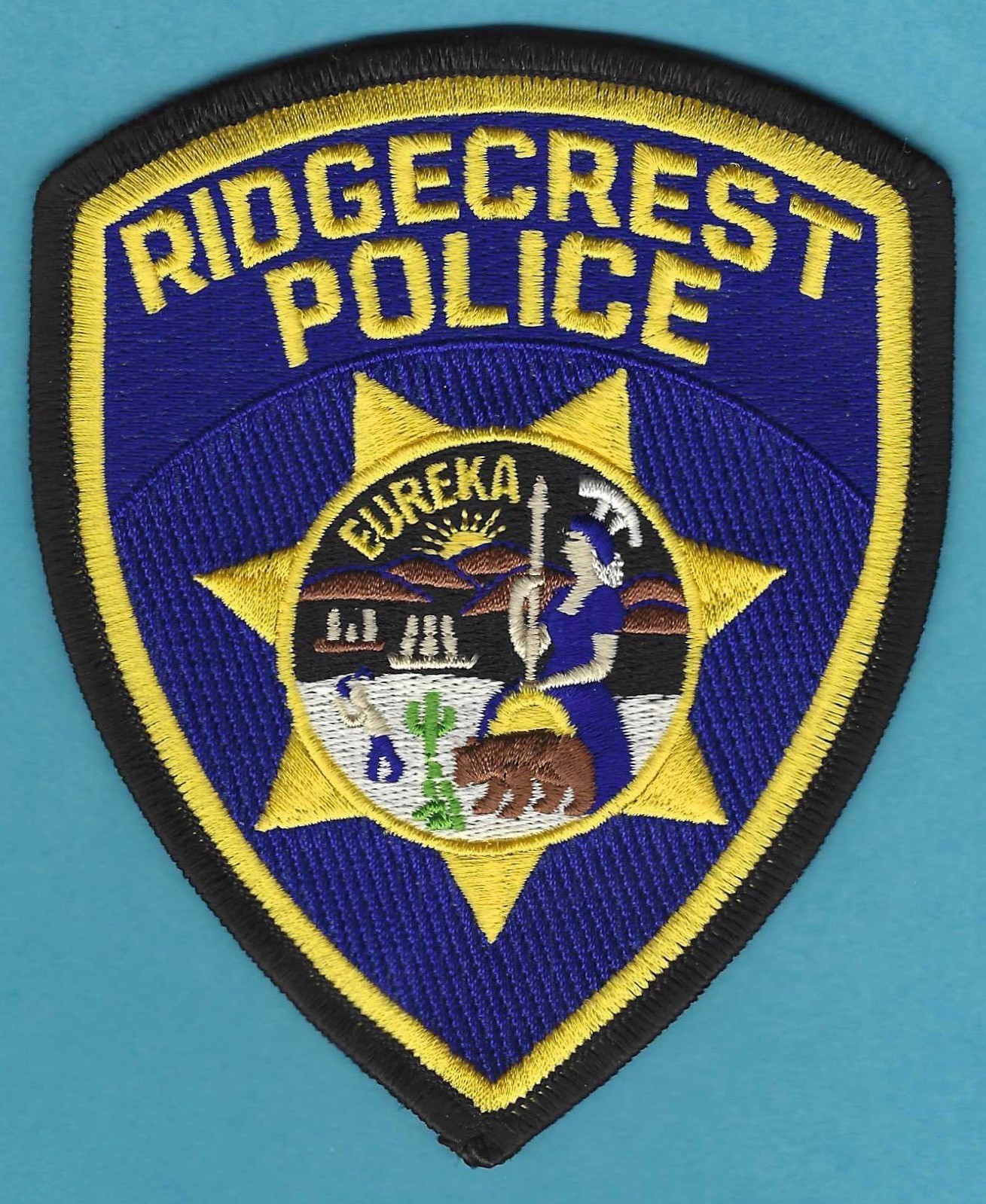 RIDGECREST CALIFORNIA POLICE SHOULDER PATCH