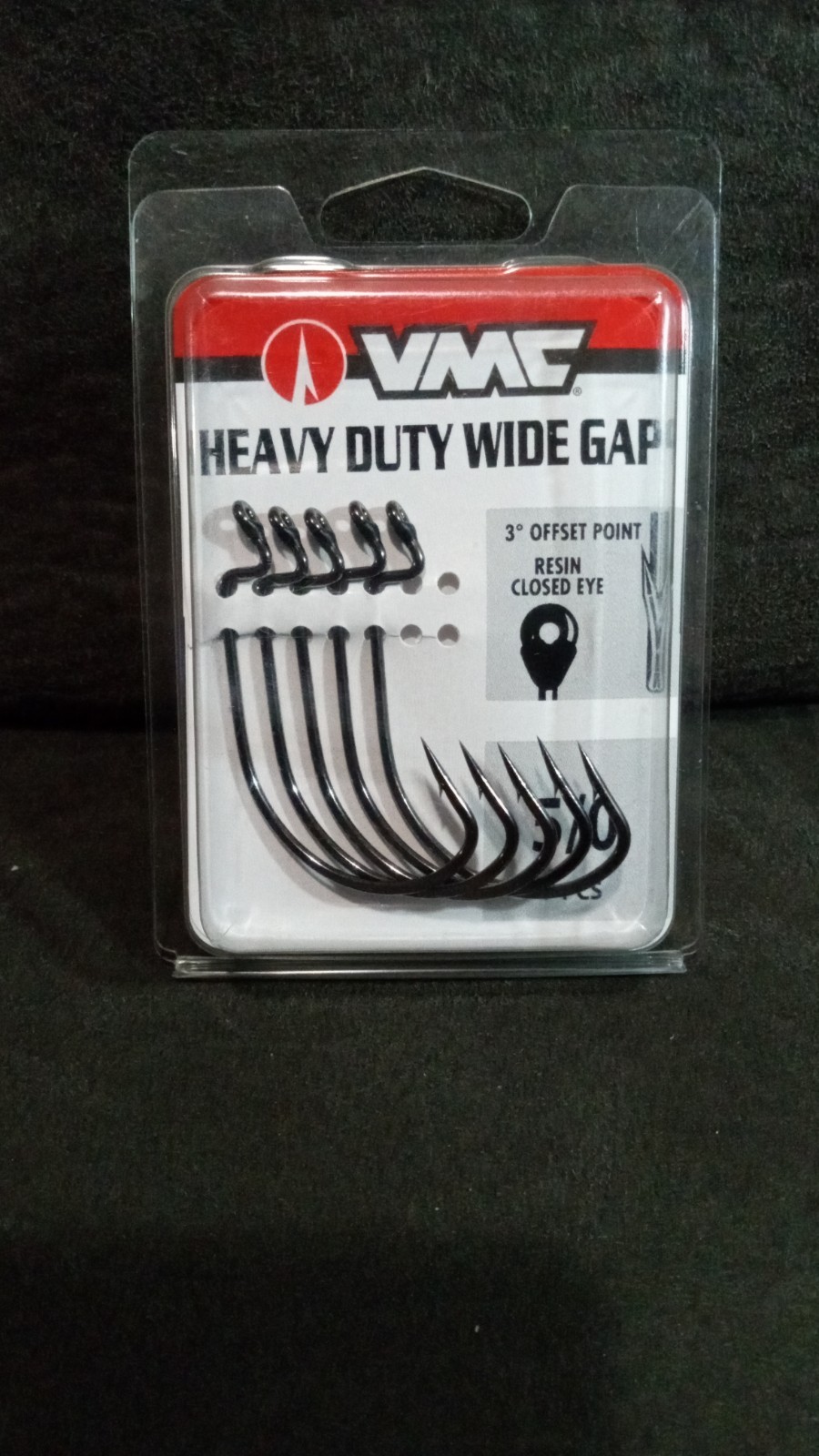 VMC Heavy Duty Wide Gap Hooks 5/0 5 Pc