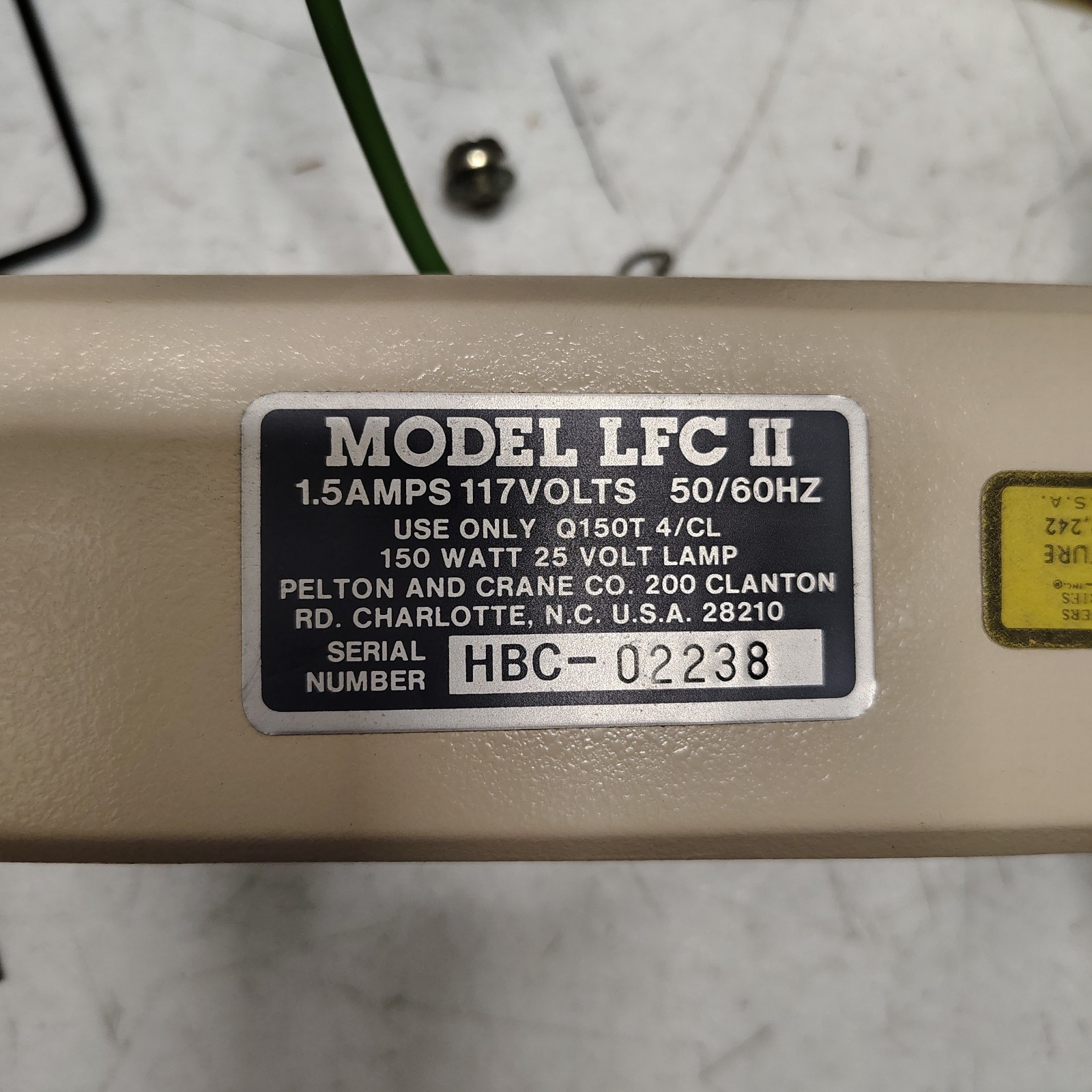 (Replacement Transformer & switch) for Pelton & Crane LFC II Dental Exam Light
