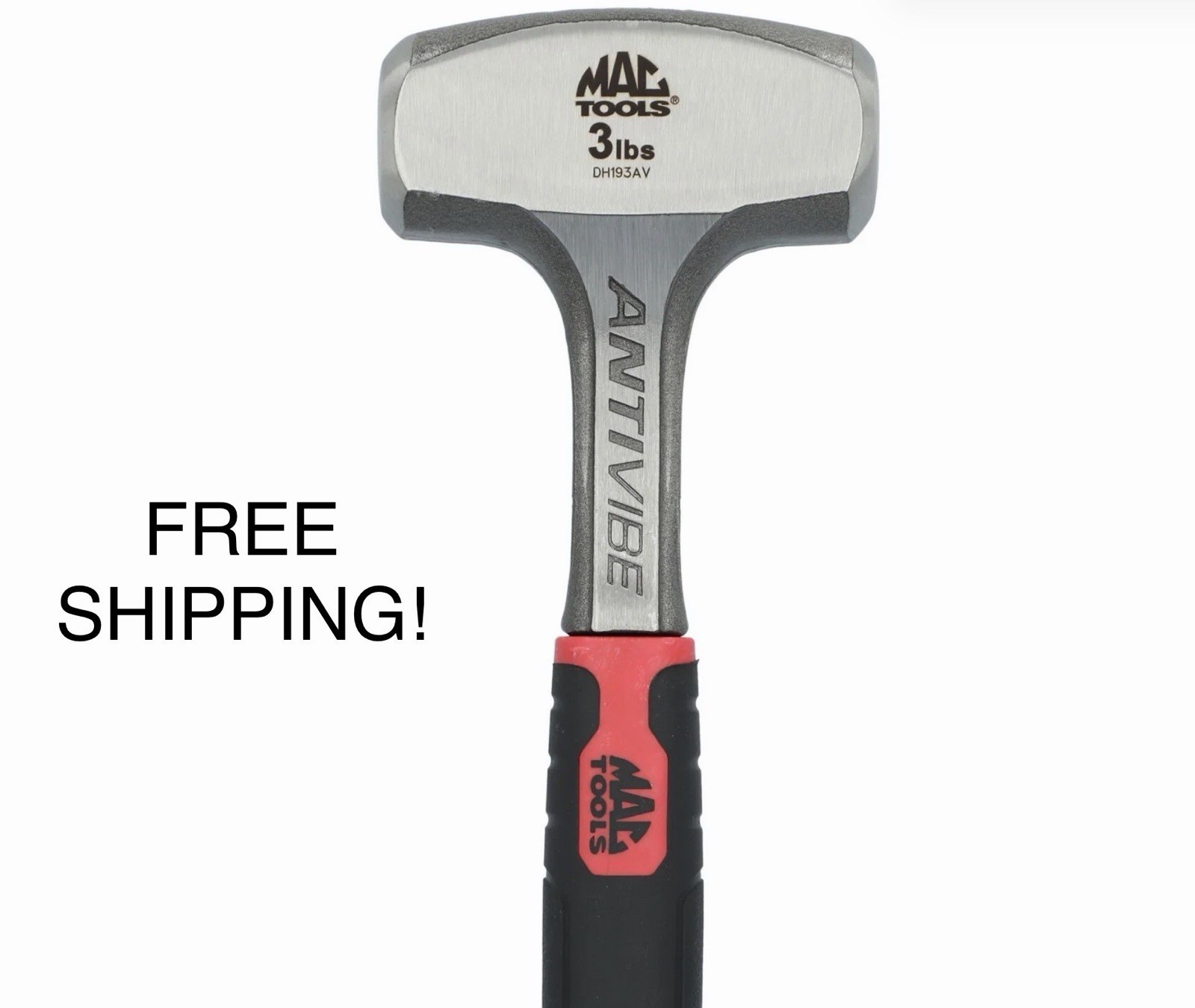 MAC Tools Anti Vibe Drilling Hammer 3 lbs DH193AV Free Shipping!!