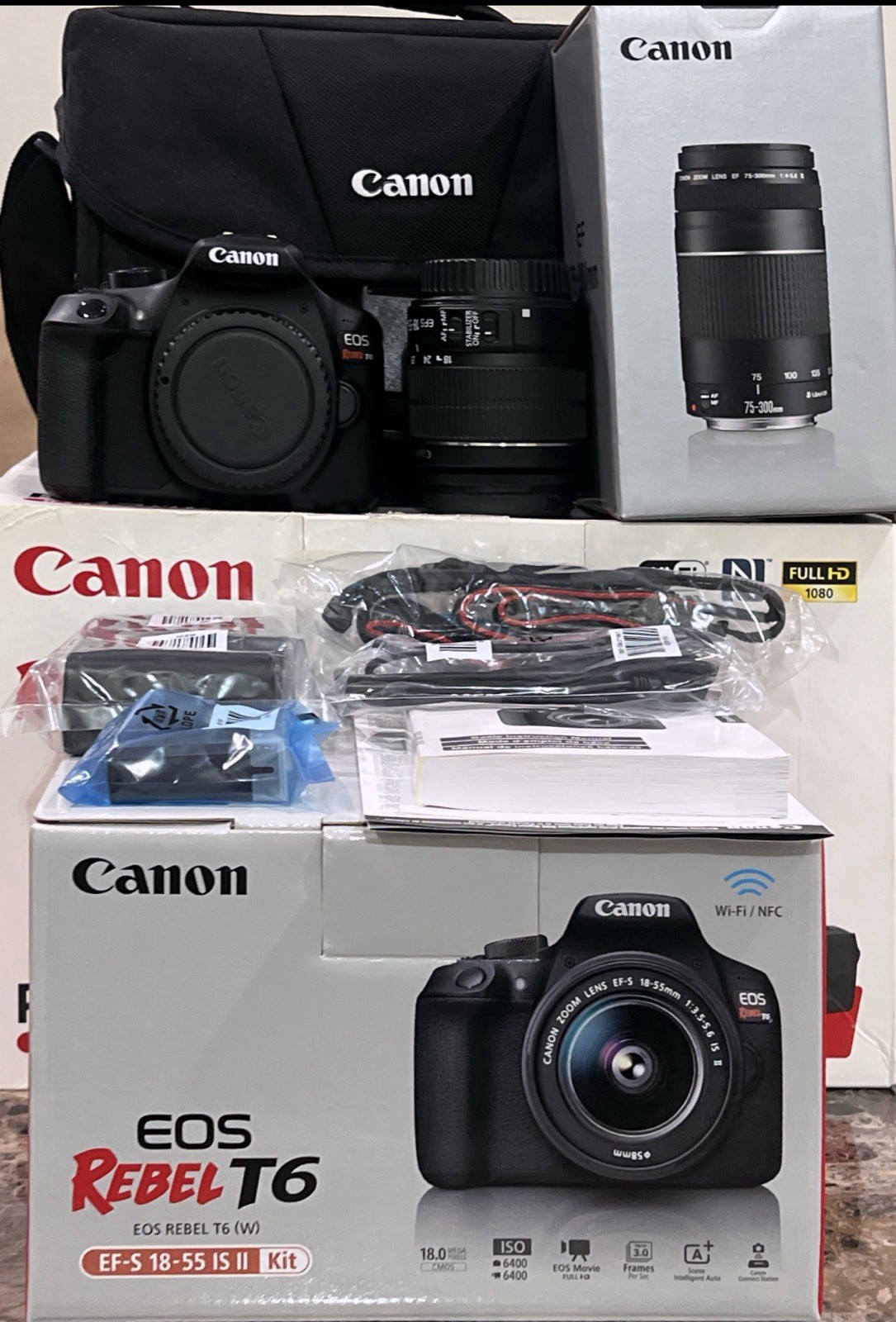 Canon EOS Rebel Starter Kit: For Canon T1i /XSi /XS Includes Bag/Battery/58mm UV